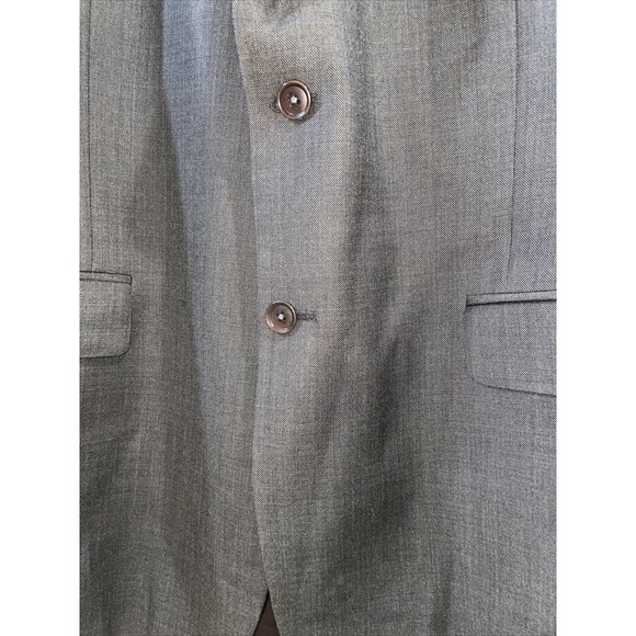 Men’s 44L — “346” Brooks Brothers Stretch Brown 100% Wool Suit Jacket RN 93986 - Picture 3 of 11